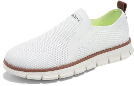 VERROL Scarpe Uomo Senza Lacci Casual Scarpe da Running Mesh Respirabile Leggere Slip on Sneakers Comode Scarpe da Ginnastica Camminare Outdoor Jogging Sportive Scarpe