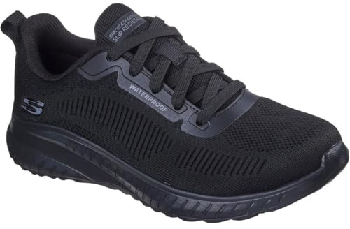 Skechers Femme Squad Chaos SR Awoa, Black Textile Synthetic, 37 EU