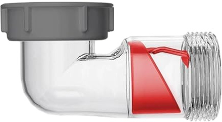 Gralara Sifón de Fregadero Visible, sifón Resistente, Tipo P para Cocina, Accesorios de Drenaje para triturador de Basura, RV, 40 Tubos