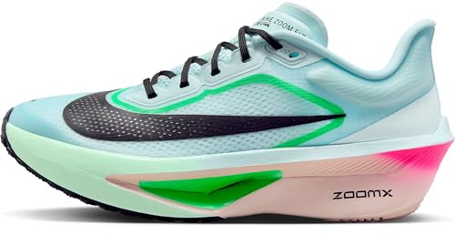 Nike Damen Zoom Fly 6 Straßen-Laufschuhe, Glacier Ice/Black/Hyper Pink/G, 38