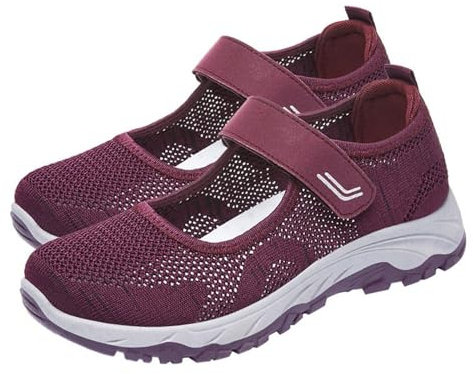 Chaussure De Marche Femme Légère Confortable Orthopédique, Chaussure Confort De Marche Femme Ete, Basket Facile À Enfiler, Basket Sport Respirantes, Sneaker De Marche À Plateforme, Sneaker Léger