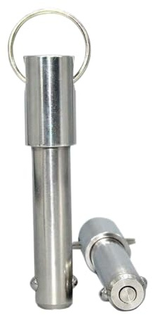 1 Pieza Pasador hueco de acero inoxidable de liberación rápida, 6x10 mm