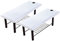 2 x Massageliege-Laken mit Gesichtsloch, elastisches Spannbetttuch für universelles Schönheitsbett, Couchbezug, atmungsaktiv, weich, für Spa, Schönheits- und Gesichtssalon