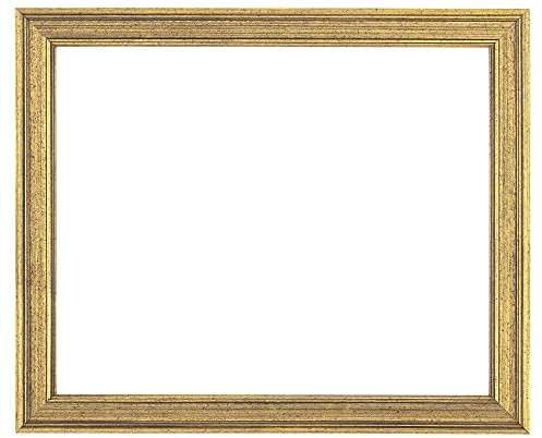 Imperial Frames Piccadilly Collection 8x10 - Single Frame for 1/2 Canvas, Paper and Panels, Museum Quality Wooden Antique Frame, Does not include glass or backing