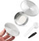 Buziba Kaffeekapseln, wiederverwendbarer Edelstahl-Kaffeepad-Filter, nachfüllbar, Kapsellöffel, Pinsel-Set für Senseo HD7801 Kaffeemaschinen-Zubehör
