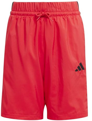 adidas Unisex Kids Essentials Climacool Stripes Shorts, Pure Ruby/Black, 9-10 Years