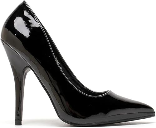 Brand G Women Women's Sexy Pointed Toe Stiletto Sexy High Heel Pointed Pumps Ladies Party Clubbing Work Court Shoes s Size 3-12 (6 UK, Black Patent)