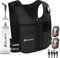 ZelaFit® Running Vest with Rechargeable LEDs & Micro USB Charging Cables, Water Bottle and Straw - Reflective Hydration Vest with 8 Pockets - Running Backpack Alternative - Men & Women (Size: XS/S)