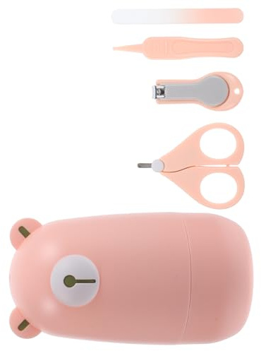 Toyvian 1juego Cortauñas Para Bebés Tijeras De Uñas Para Recién Nacidos Kit De Cuidado Infantil Para Manicura Infantil