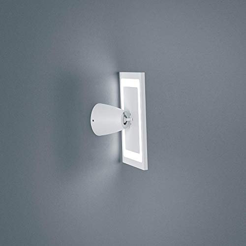 Helestra LED Wand-Gartenlampe Meta IP54 Mattweiß