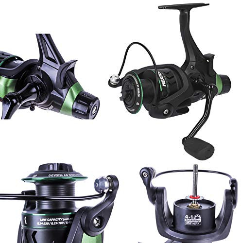 MIKADO NEXTON 3000 Freilaufrolle Karpfenrolle Methodfeeder Angelrolle 293g/5.0:1