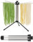 KITCHENDAO Collapsible Pasta Drying Rack, Easy Storage, Quick Set up, Foldable Pasta Dryer Rack, Spaghetti Noodle Tree Stand Hanger, Detachable for Easy Cleaning, Rotary Arms, Hold up to 5lbs