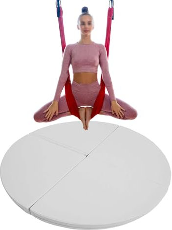 Pole Dance Matte Aerial Yoga Hoop Pole Dance Matte, Extra Große Pole Crash Matten für Das Fitnessstudio Zu Hause, Wasserdichte Trainingsschutzmatte für Erwachsene, Sicherheitskissen für Tanzböden(Colo