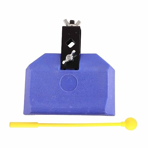 Bnineteenteam Instrumentos de percusión de plástico Block Latin Drum Kit Blue