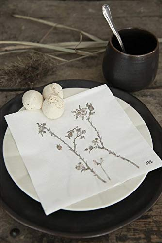 Jeanne d'Arc Living Franz.Servietten Serviette Rosehip Shrup Shabby Brocante Papierserviette Napkin 33x33cm 20 Stück 590360