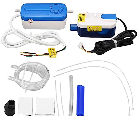 Drenaje de Bomba de Condensado HVAC, Dispositivo de Extracción de Drenaje de Aire Acondicionado Automático Portátil Mini Dividido AC110 a 240V 24L/h para Deshumidificador de Horno