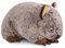 lilizzhoumax Wombat Kuscheltier Plüschtier Stofftier Tier Kawaii Realistische Spielzeug Wilde Weich Süß Geschenk für Jungen Mädchen Kinder Alter 4 5 6 7 8 Geburtstag 28cm/11Zoll