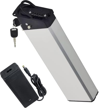 Xinsey Batería E-Bike Plegable con batería de Repuesto incorporada 48V/52V 15Ah/17.5Ah para Engwe Pro 2/EP-2 Pro Bicicletas Eléctricas para 350w 550w 700w 1000w Motor con BMS y Cargador (48V17.5Ah)