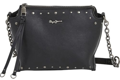 Pepe Jeans Borsa Edith Moon da donna, nero (nero), taglia unica, Nero (Black), Taglia unica