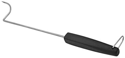 Warmhm 1Pièce Fourchette De Barbecue Acier Inoxydable Ergonomique Outil De Grillade Chaleur pour Viande Côtelettes Et Steaks pour Camping