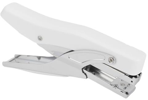 Portable Handheld Stapler, Ergonomic Design Versatile Use All Metal Construction Lightweight Plier Stapler for Office Warehouse(20 Sheet Capacity)