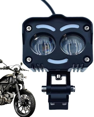 Faro LED Principal para Motocicleta,Luz de Conducción LED para Moto Callejera y de Motocross | Resistente a Vibraciones, Ángulo Ajustable, Eficiencia Energética para Conducción Urbana en Ciudad