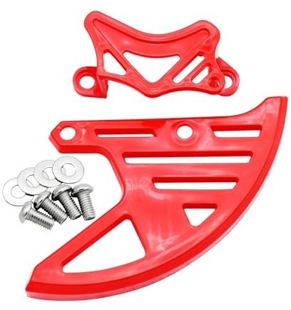 Sprocket Guards Fit For HONDA CR CRF 250X 450X 250RX 450RX 450L 125R 250R 450R 2002-2022 Rear Brake Disc Cover Caliper Protection Engine Cover(Red Set)