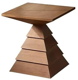 Soffbord 45x45x50cm Modern Vardagsrumsmöbel, Vintage Sängbord för Sovrum