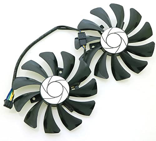 2 PCS/LOT HA9010H12SF-Z Scheda Grafica Ventola di Raffreddamento per 12V 0.57A 85mm 40 * 40 * 40 mm 4 Wire 4pin For MSI GeForce gtx1 050ti GTX 1060 gtx1060 6 GT OCV1 Armor