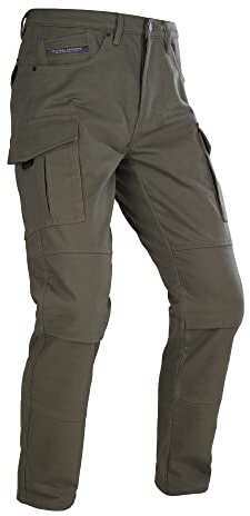 Oxford Products Cargo AA Pantalones de Motocicleta, Caqui, 30W para Hombre