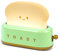 URAQT Toast Nachtlicht Kinder,Nachttischlampe für Kinder USB Wiederaufladbar Kawaii LED Nachtlicht mit Timing Funktion Stufenlos Dimmen Stilllicht Nachttischlampe Tragbares Nachtlicht Grün