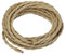 PATIKIL 25Ft Twisted Electric Rope Light Cord, UL-Listed 18AWG Vintage Industrial Rope Covered Lamp Twisted Wire for Pendant Light Bulb DIY Project, Brown