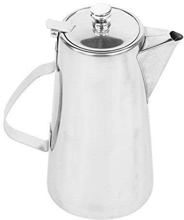 Cabilock Edelstahl Kaltwasserkessel 2,0l Retro Wasserkocher Für Herd Mit Edelstahlgriff Auslaufsicher Für Tee Und Kalte Getränke Für Haushalt Und Gastronomie