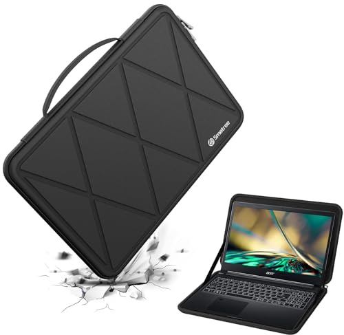 Smatree Hårt EVA-skyddsfodral kompatibelt med 15,6 tum Acer Aspire 3D 15 SpatialLabs Edition Laptop-A3D15-71GM-79ZM, för Acer Nitro V 15 Gaming Laptop-ANV15, för Acer Aspire 7 Laptop-A715 (X8277)