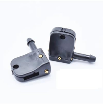 Sohini gicleurs de Lave-Glace pour Espace 3 pour Crafter Fortwo 12mm Crochet Avant Essuie-Glace Lave-Glace Buse Jet Spray Ensemble Universel 2X Gicleur de Lave-Glace de Voiture