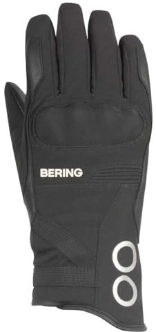 BERING Arctic gants de moto d’hiver pour dames imperméables, noir/rouge, 2XL