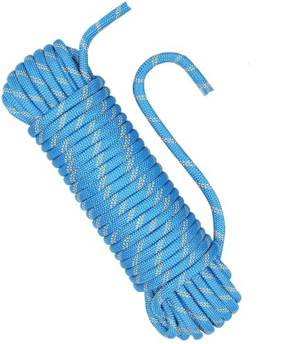 NorthPada 10 mm x 30 Meter Outdoor Marine Floating Rope for Boating, Fishing, Rafting, Camping, Hiking, Hunting, Anchor, Mooring, Dock Lines, Kayak, Canoe, Rescuing Reflective Blue