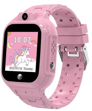 FOREVER Smartwatch GPS WiFi Kids See Me! 3 Rosa - GPS Integrato per Bambini - Compatibile con Android iOS - Orologio con SIM - Fitness Tracker e Giochi - SOS