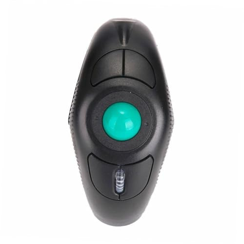 TINEASUR 2.4g Mouse Inalámbrico Trackball GHz Control De Pulgar USB para Portátiles
