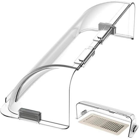 Deflettore per sfiato di calore, deflettore magnetico per sfiato a pavimento, deviatore per sfiato 'aria, deflettore a doppio strato, per casa, ufficio, fabbrica, magazzino