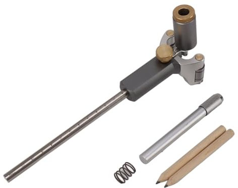 Vitdipy Wheel Marking Gauge, Multifunctional Woodworking Linear Arc Dual purpose for Scribing Drawing Tool