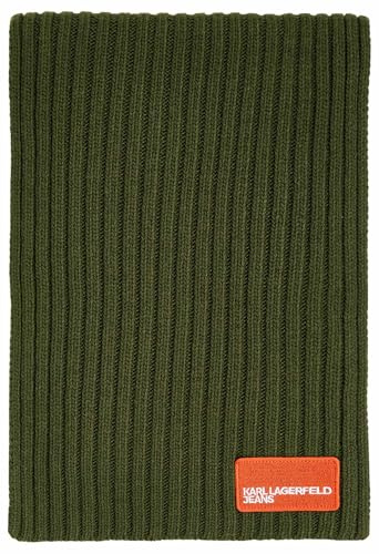KARL LAGERFELD JEANS Homme Patch Logo Scarf Nuit en forêt One size