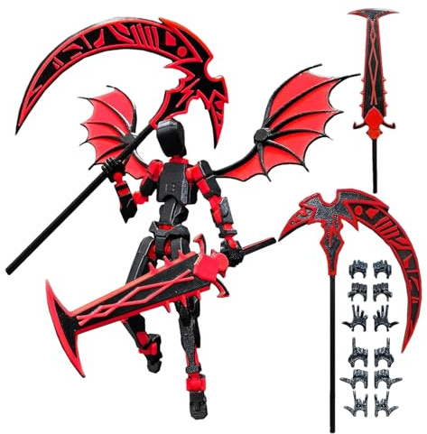 Genérico Figuras de acción 3D: Modelo de Robot con articulaciones múltiples, Figura de acción móvil | para la Escuela, Aula, Estudio, Juego, Escritorio, Ventana, estantería, colección, Sala de Estar