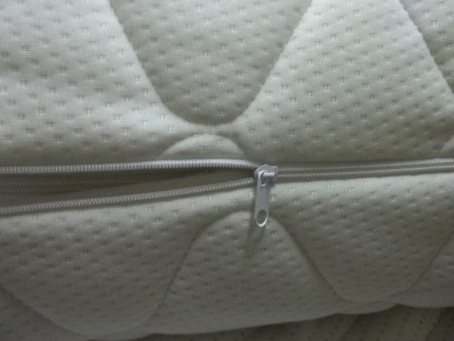 Bazyl Funda de colchón 90 x 200 cm. Colchón Acolchado con Cremallera para una Colchón