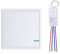 Thinkbee 230V Wireless Lights Switch for Light, No WiFi No Wiring Needed Remote Control with 10A Receiver for Lamps 1000W, Outdoor 1700ft Indoor 330ft IP66 Waterproof Remote Control Wall Switch Panel