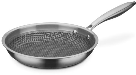 GSW 868518 Inoxxa Black, Padella con struttura a nido d'ape, diametro 24 cm