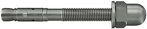 fischer Bolzenanker mit Hutmutter FAZ II Plus 10/10 R, Schwerlastanker für Befestigungen schwerer Lasten mit Nutzungsdauer über 120 Jahre, Seismik- & ETA-Zulassung, Montage ohne Bohrlochreinigung