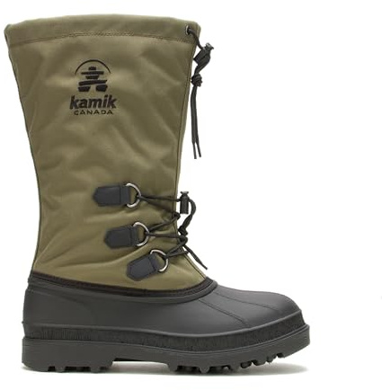 Kamik Greenbay4Snow Boots för män, grön (Dark Olive), 12 UK