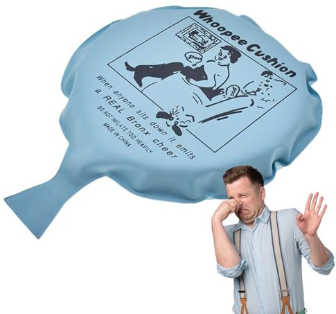 Dummkopf-Gag-Witz-Furz-Taschen-Streich-Kissen, Furzkissen-Streich, Furzgeräusch-Kissen Zum Narrentag, Witzige Furztaschen, Furz-Soundkissen, Streich-Furz-Tasche, Gag-Witzkissen, Neuheit Gag Spielzeug