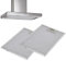 2pcs Cooker Hood Filter Replacement, Metal Grease Filter Universal Extractor Fan Filters, 5-Layer Aluminum Kitchen Cooker Hood Grease Filters Hoods for Most of Cookers Hoods 320x260mm(COLOR:silver)